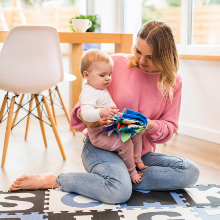 Puzzle covoras 10 piese pentru copii BabyOno 278/03, Multicolor [1]