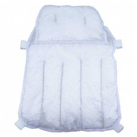 Cadite si suporturi bebelusi - Reductor textil tip hamac cu perna pentru cadita OEM 097096, Alb