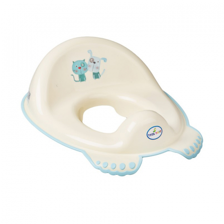 Igiena copiilor - Reductor toaleta antiderapant Tega Baby PK-002-102, Crem