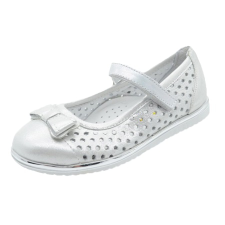 Pantofi fete - Pantofi casual pentru fete Small Foot SSMFF4, Argintiu