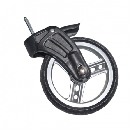 Accesorii carucioare - Roata față, cu osie, pentru carucior BabyActive RT1706-5, Negru