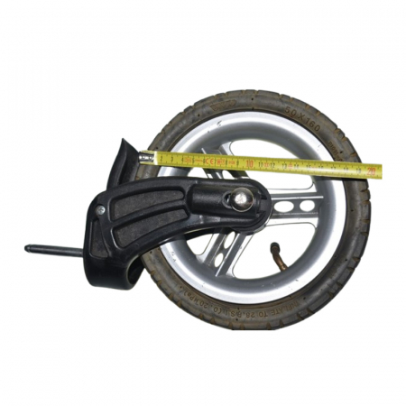 Roata față, cu osie, pentru carucior BabyActive RT1706-6, Negru [1]