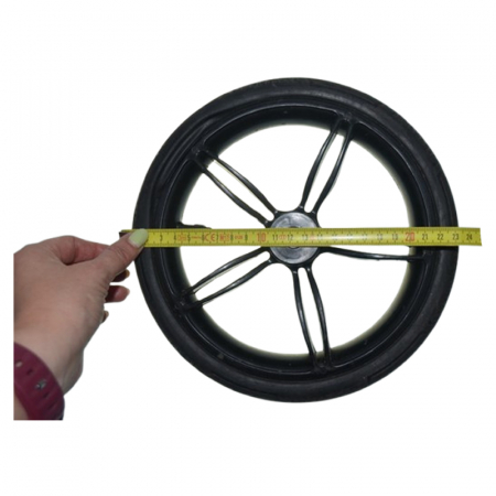 Roată față pentru carucior BabyActive RT1706-32, Negru [1]
