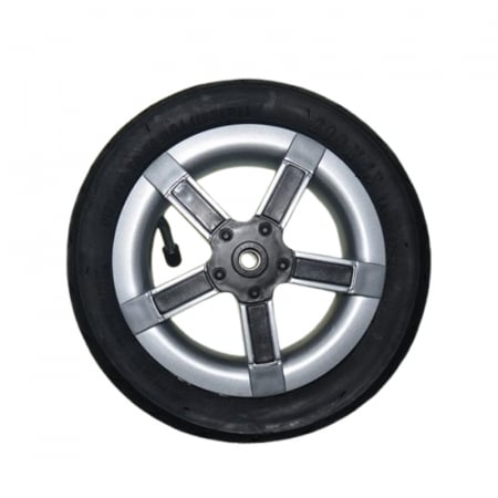 Carucioare - Roată față pentru carucior BabyActive RT1706-42, Negru