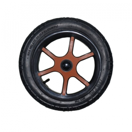 Carucioare - Roata spate pentru carucior BabyActive, RT1706-61, Negru