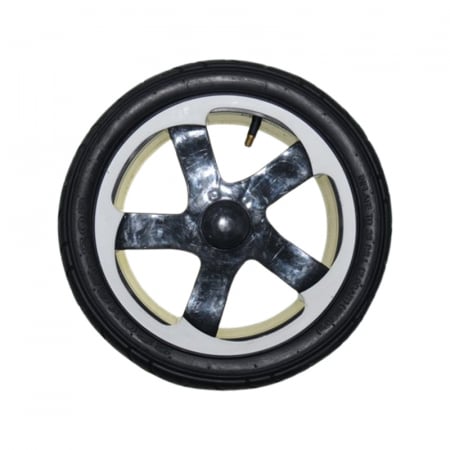 Carucioare - Roata spate pentru carucior BabyActive, RT1706-63, Negru