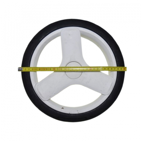 Roata spate pentru carucior, BabyActive RT1706-70, Alb [1]