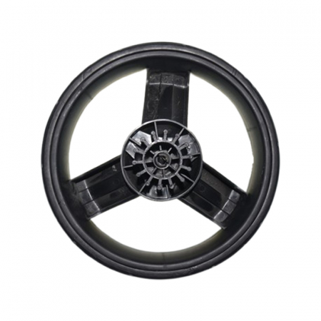 Roata spate pentru carucior, BabyActive RT1706-76, Negru [2]