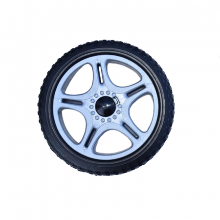 Carucioare - Roata spate pentru carucior BabyActive RTA-BA22, Gri