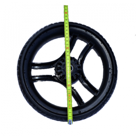 Roata spate pentru carucior BabyActive RTA-BA5, Negru [2]