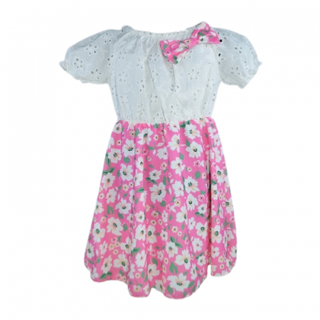 Rochite fete - Rochie casual pentru fete, Lucky, LK169, Roz