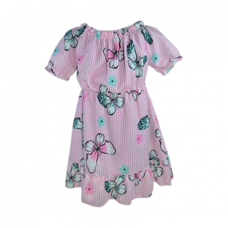 Rochie casual pentru fete, Lucky, LK2199, Roz [4]