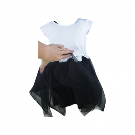 Rochie casual pentru fete, Lucky, LK717N, Negru [4]