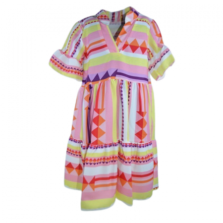Rochite fete - Rochie casual pentru fete, Lucky LK6352-2, Multicolor