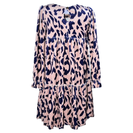 Rochie cu mânecă lungă, din catifea, cu brosa, pentru fete, Catherine R0311M5-128, Multicolor [1]