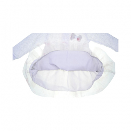 Rochie cu maneca lunga pentru fete Baby Rose, RCH-4636G, Gri [3]