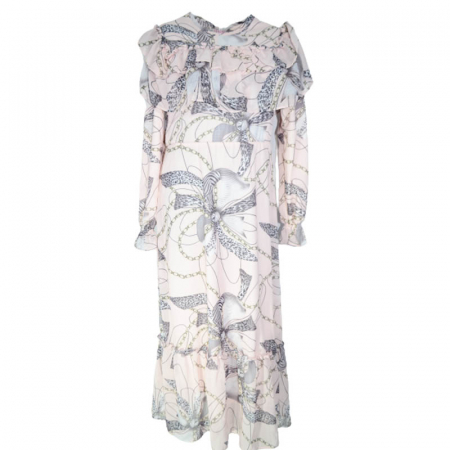 Rochite fete - Rochie cu maneca lunga pentru fete CEFRI 0059, Roz