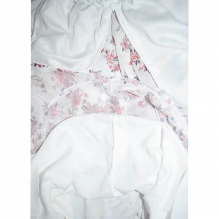 Rochie cu maneca lunga pentru fete CEFRI 0071-3, Alb [4]