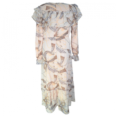 Rochie cu maneca lunga pentru fete CEFRI 0059-1, Coral [1]