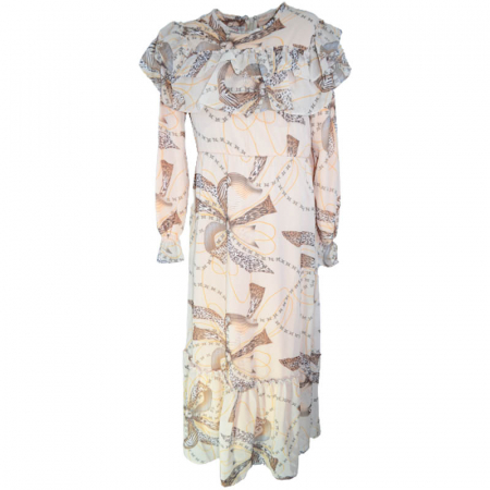 Rochite fete - Rochie cu maneca lunga pentru fete CEFRI 0059-1, Coral