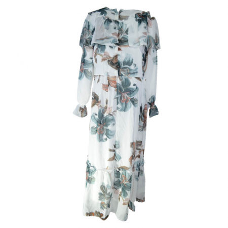 Rochie cu maneca lunga pentru fete CEFRI 0071-2, Multicolor [1]