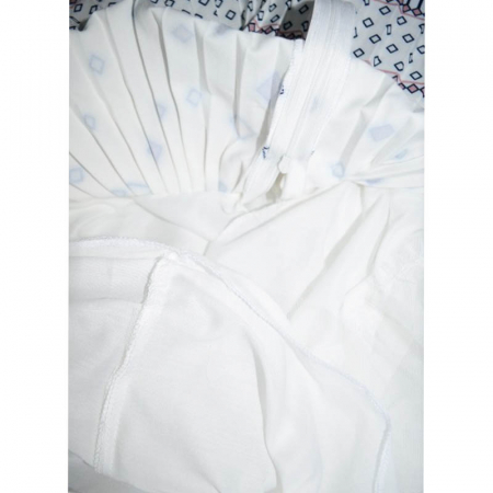 Rochie cu maneca lunga pentru fete Sevval 17323-1, Alb [2]