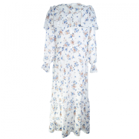 Rochie cu maneca lunga pentru fete CEFRI 0071-1, Alb [1]