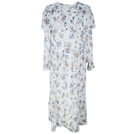 Rochite fete - Rochie cu maneca lunga pentru fete CEFRI 0071-1, Alb