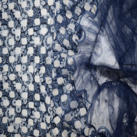 Rochie cu maneca lunga pentru fete Mini Junior SFF6465, Albastru [2]