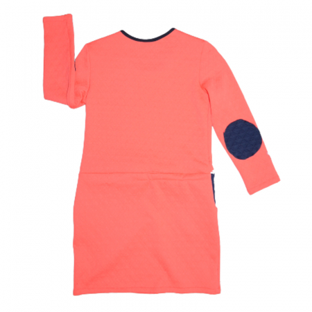 Rochie cu maneca lunga pentru fete Umbo UMB7464, Coral [1]