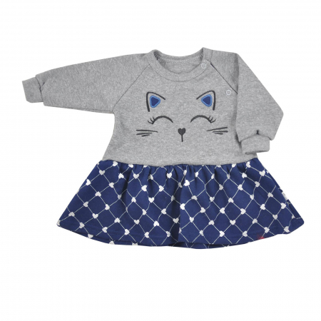 Îmbrăcăminte fete - Rochita cu maneca lunga pentru fete Koala Kotka 07-618_86 cm, Multicolor