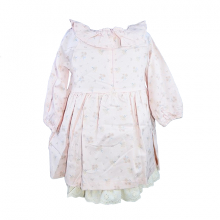 Rochie cu maneca lunga pentru fete Mini Junior 2193-1, Roz [2]