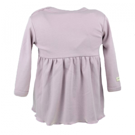Rochita cu maneca lunga pentru fete Mini Junior 6876-92-cm, Roz [2]