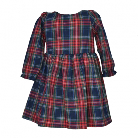 Îmbrăcăminte fete - Rochie cu maneca lunga pentru fete Mini Junior RCH-4607A, Albastru