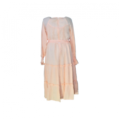 Rochie cu maneca lunga pentru fete Mini Junior RCH-5547, Coral [2]