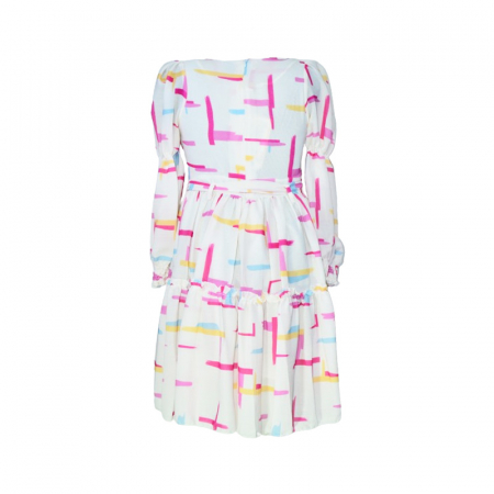 Rochie cu maneca lunga pentru fete Mini Junior RCH-MJ-7831, Multicolor [1]