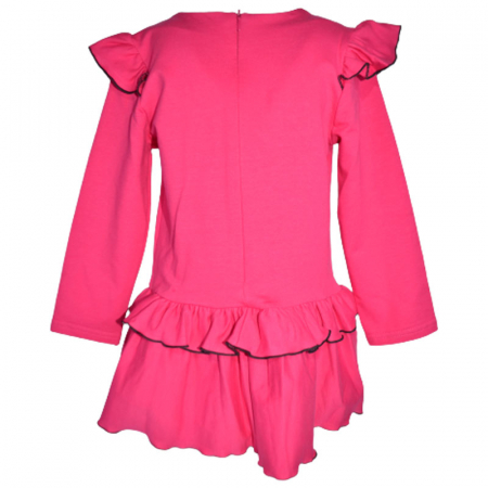 Rochie cu maneca lunga pentru fete Minnie Mouse SNAKE 081123-6, Fucsia [1]
