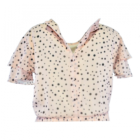 Rochie cu maneca scurta pentru fete Mini Junior RCH-MJ2, Roz [4]