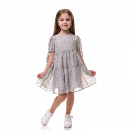 Rochie cu maneca scurta pentru fete Mini Junior RCHMJ-03, Verde [2]