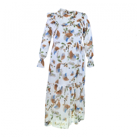 Îmbrăcăminte fete - Rochie cu maneca lunga pentru fete Mini Junior RCH-MJ1, Multicolor