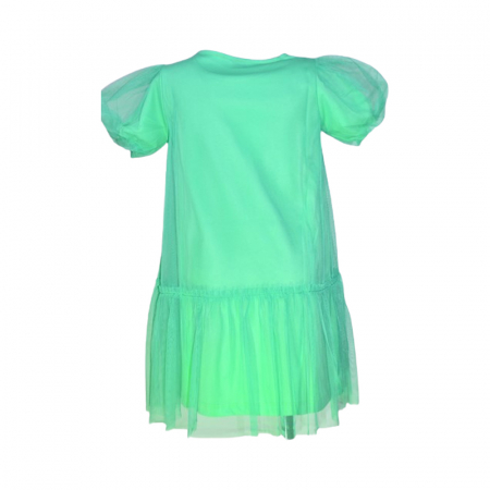 Rochie din bumbac pentru fete Atut 0239, Verde [1]