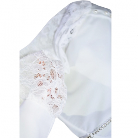 Rochie eleganta cu geanta pentru fete Mini Junior RCH-ELMJ3, Alb [3]