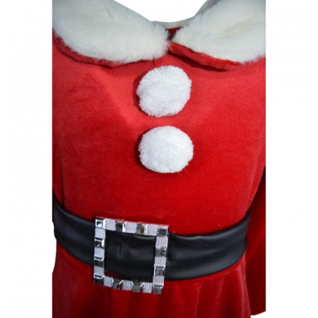 Rochie eleganta din catifea de Craciun pentru fete New Collection 23222, Rosu [2]