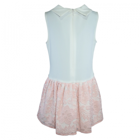 Rochie eleganta fara maneca pentru fete Mini Junior MFD4564, Roz [1]