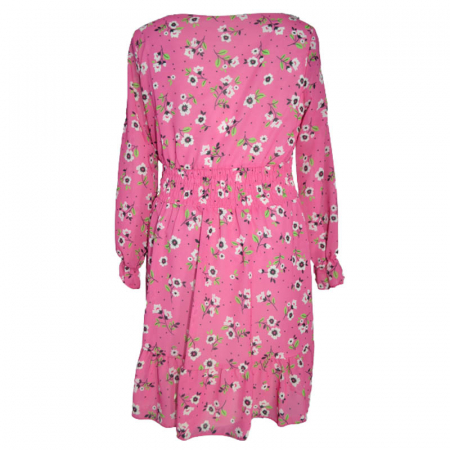 Rochie eleganta cu maneca lunga si lant pentru fete Lucky Girl 270323-29, Fucsia [1]