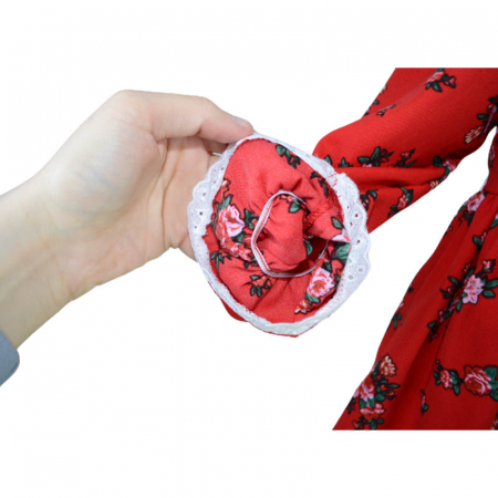 Rochie cu maneca lunga pentru fete Kareea KRA-R, Rosu [4]