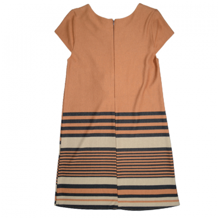 Rochie eleganta cu maneca scurta pentru fete Alessia 4525457, Maro [1]