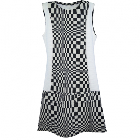 Îmbrăcăminte fete - Rochie cu maneca scurta pentru fete Tess TS6432, Gri