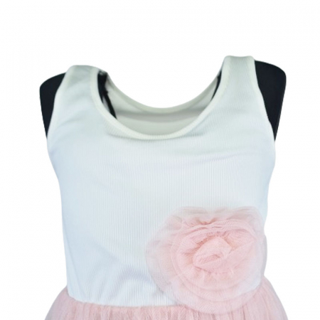 Rochie eleganta fara maneci pentru fete Mini Junior R290524-11, Roz [3]