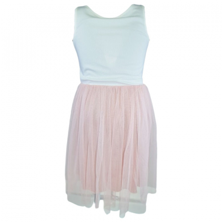Rochie eleganta fara maneci pentru fete Mini Junior R290524-11, Roz [1]
